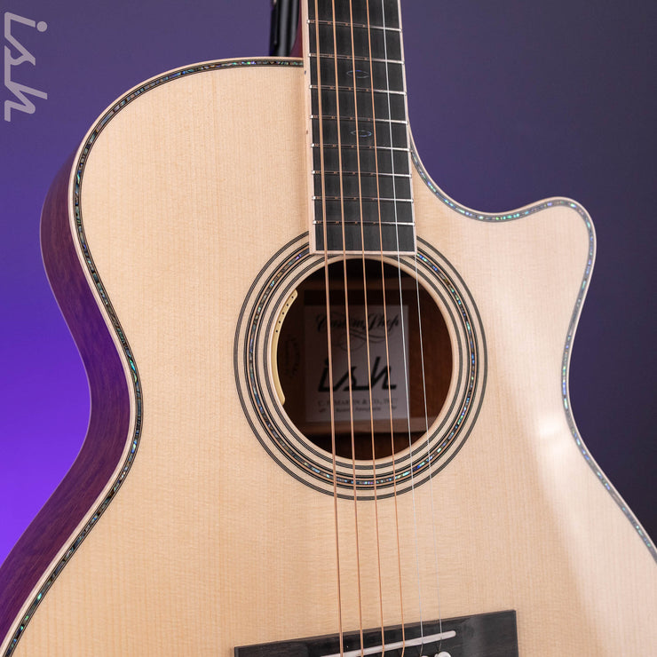 Martin Custom Shop GP41 Style Italian Alpine Spruce, Curly Muninga