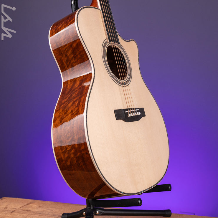 Martin Custom Shop GP41 Style Italian Alpine Spruce, Curly Muninga