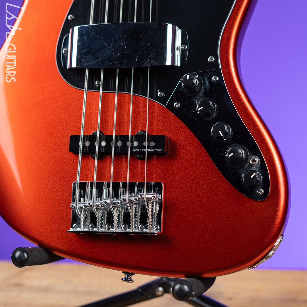 2020s Sire Marcus Miller V7 5 String Bright Metallic Red