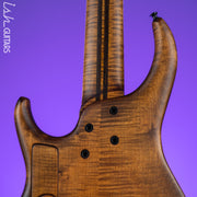 MTD 535-24 5-String Bass NAMM Brown Walnut on Flamed Sycamore