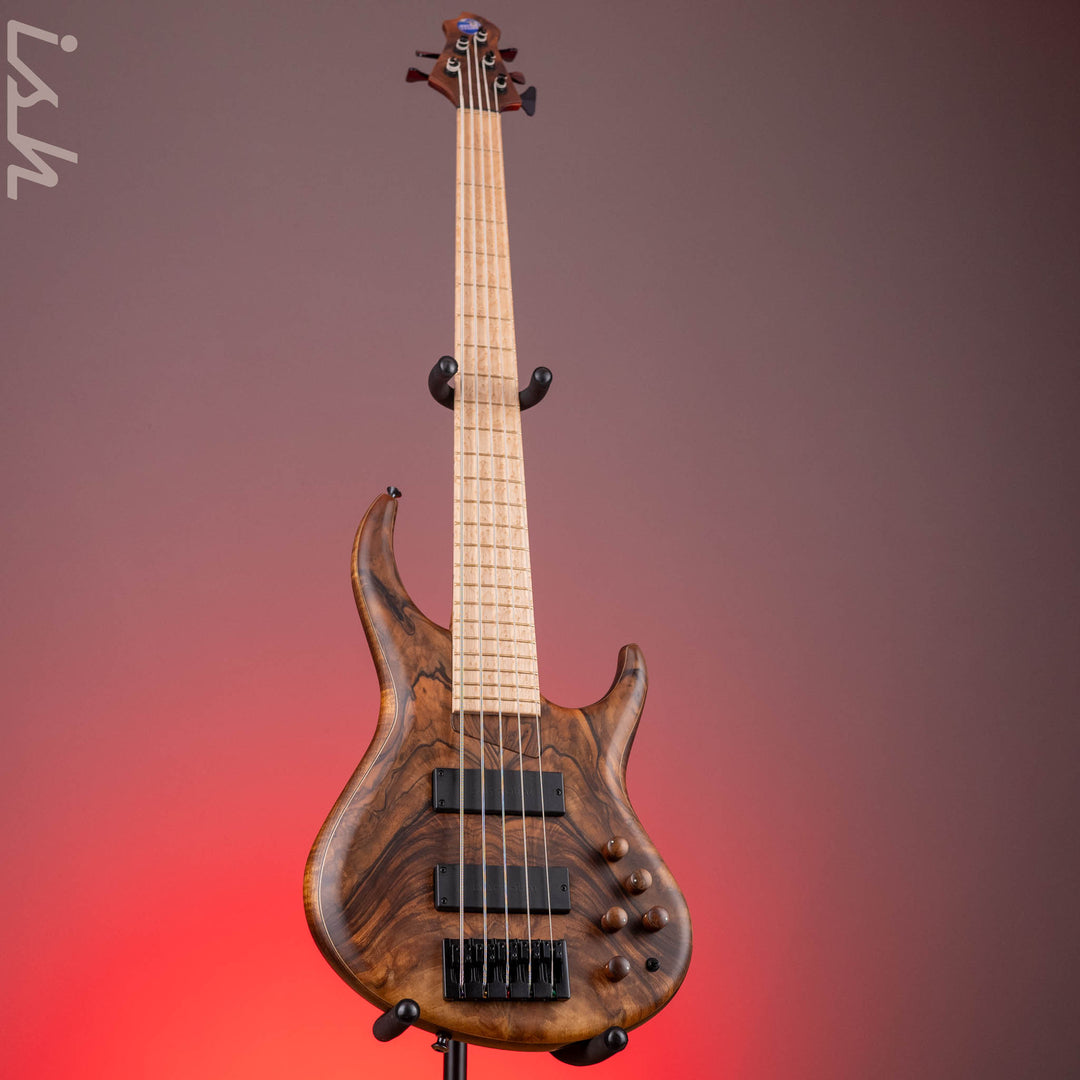 2023 MTD 535-24 5-String Bass NAMM Brown Walnut on Flamed Sycamore