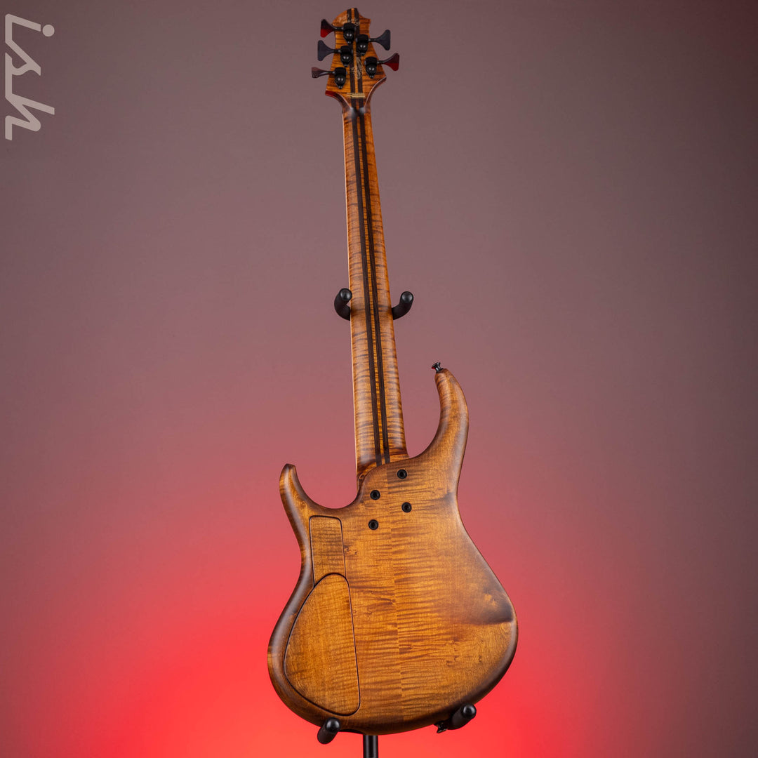 2023 MTD 535-24 5-String Bass NAMM Brown Walnut on Flamed Sycamore