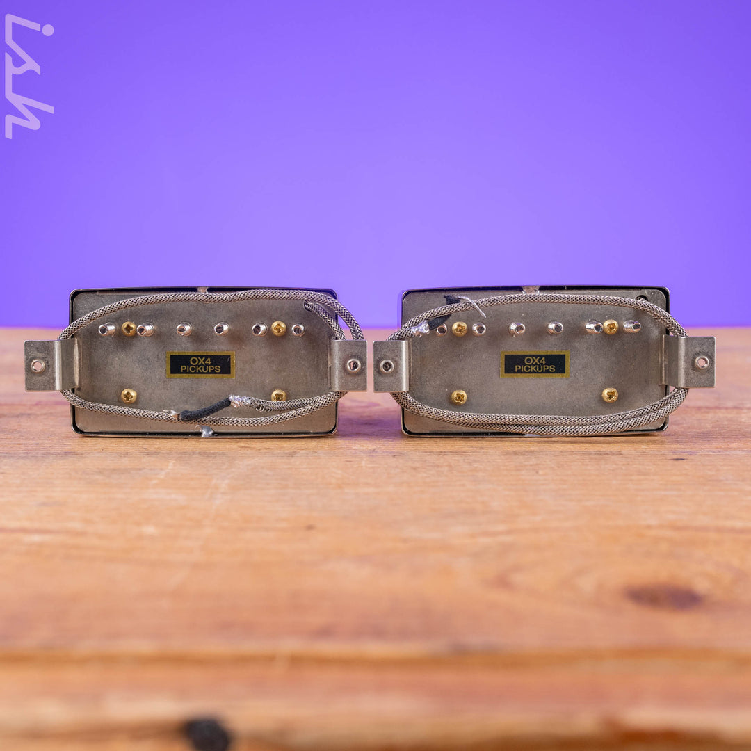 OX4 PAF Low-Wind Humbuckers Pickups Set Nickel Covers