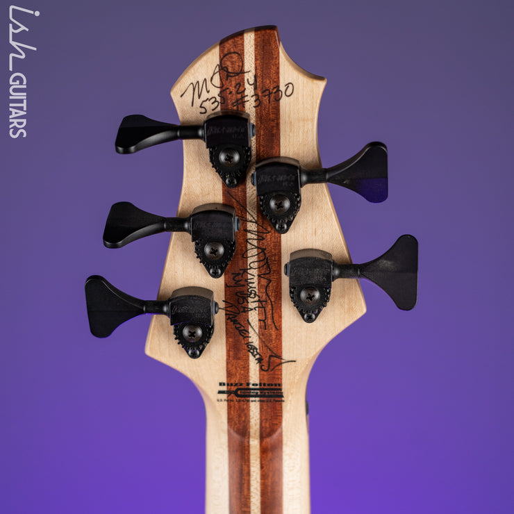 MTD 535-24 5-String Bass Wild Walnut Flamed Ash