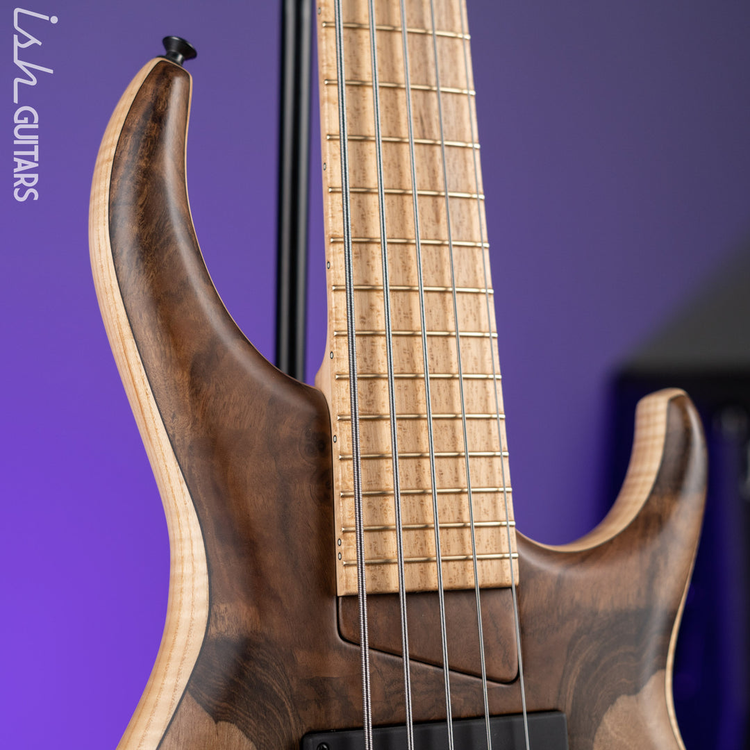 MTD 535-24 5-String Bass Wild Walnut Flamed Ash