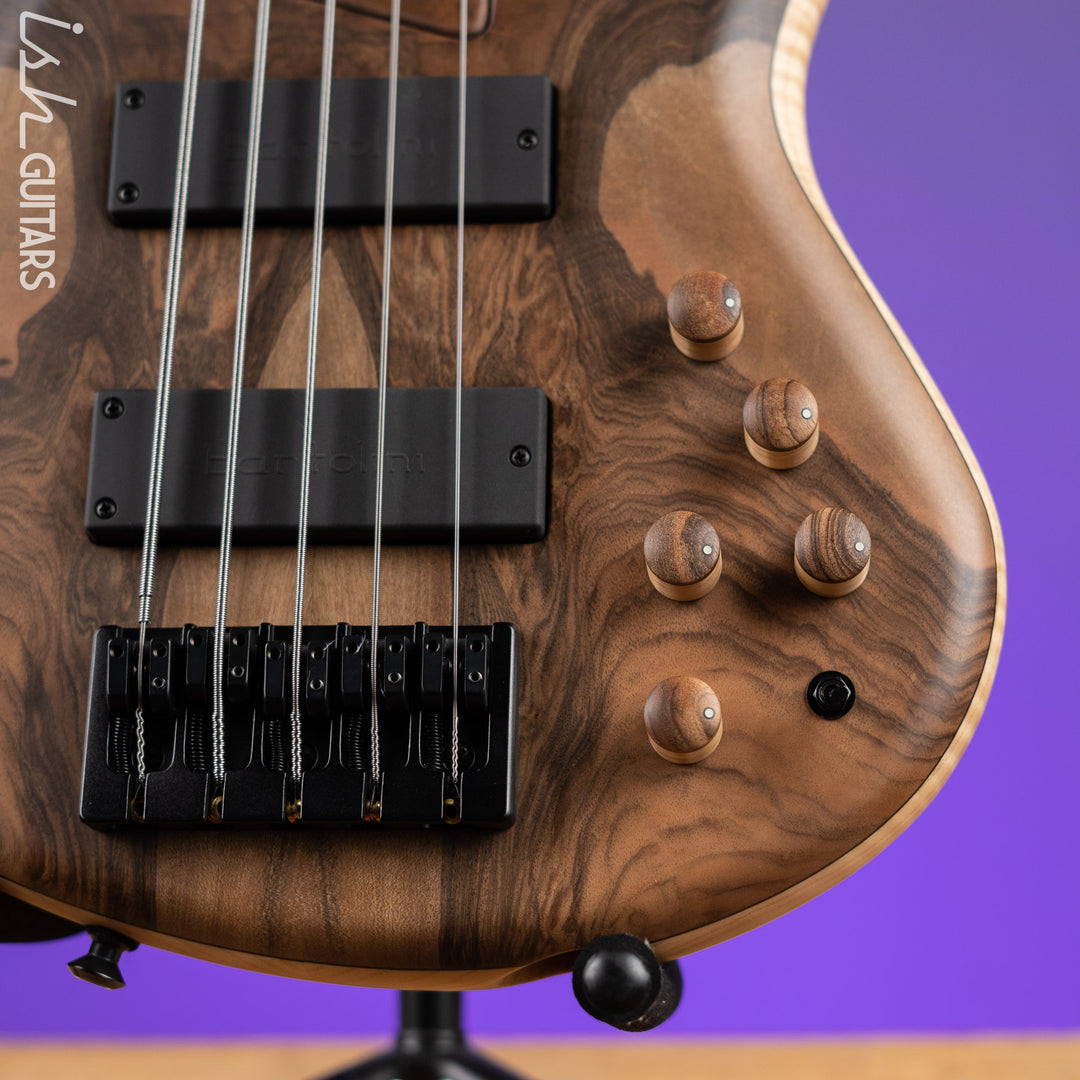 MTD 535-24 5-String Bass Wild Walnut Flamed Ash