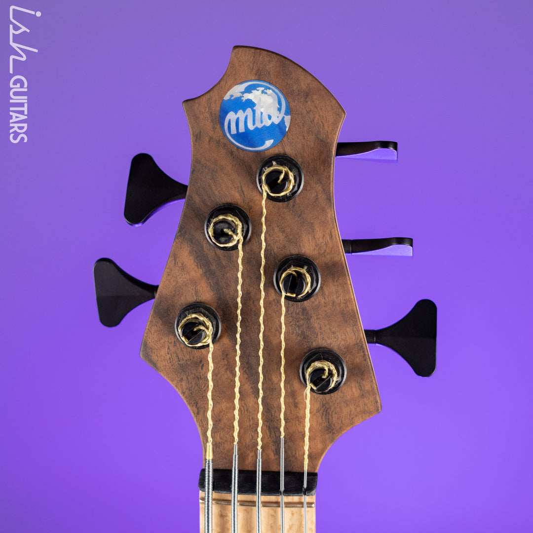 MTD 535-24 5-String Bass Wild Walnut Flamed Ash