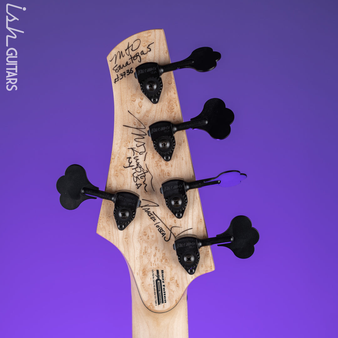 MTD Saratoga 5 34-21 Natural English Sycamore NAMM 2023