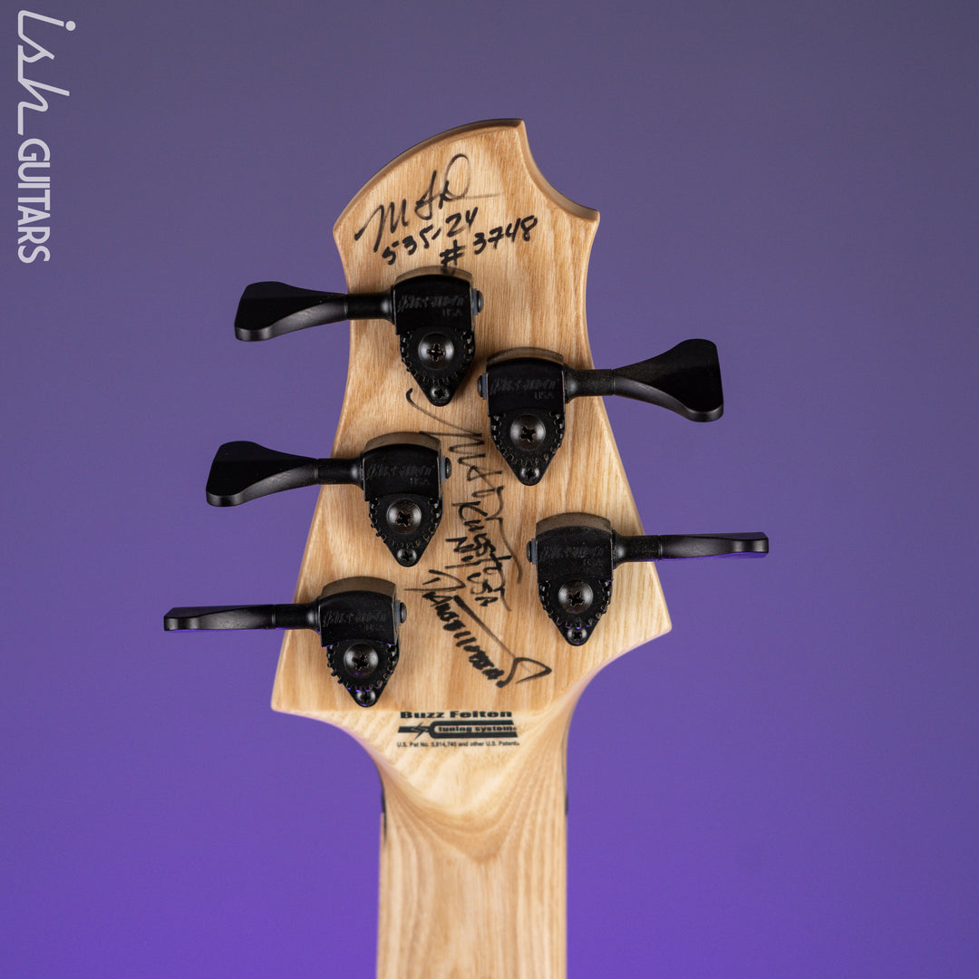 MTD 535-24 5-String Bass Morado 10-Top Natural