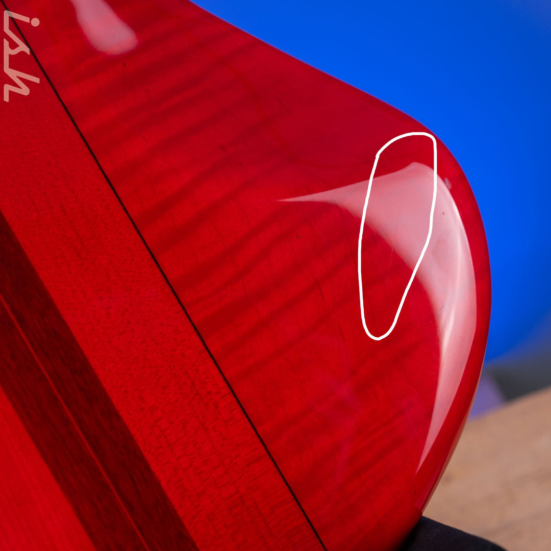 1996 Tobias Basic 4 Fretless Red