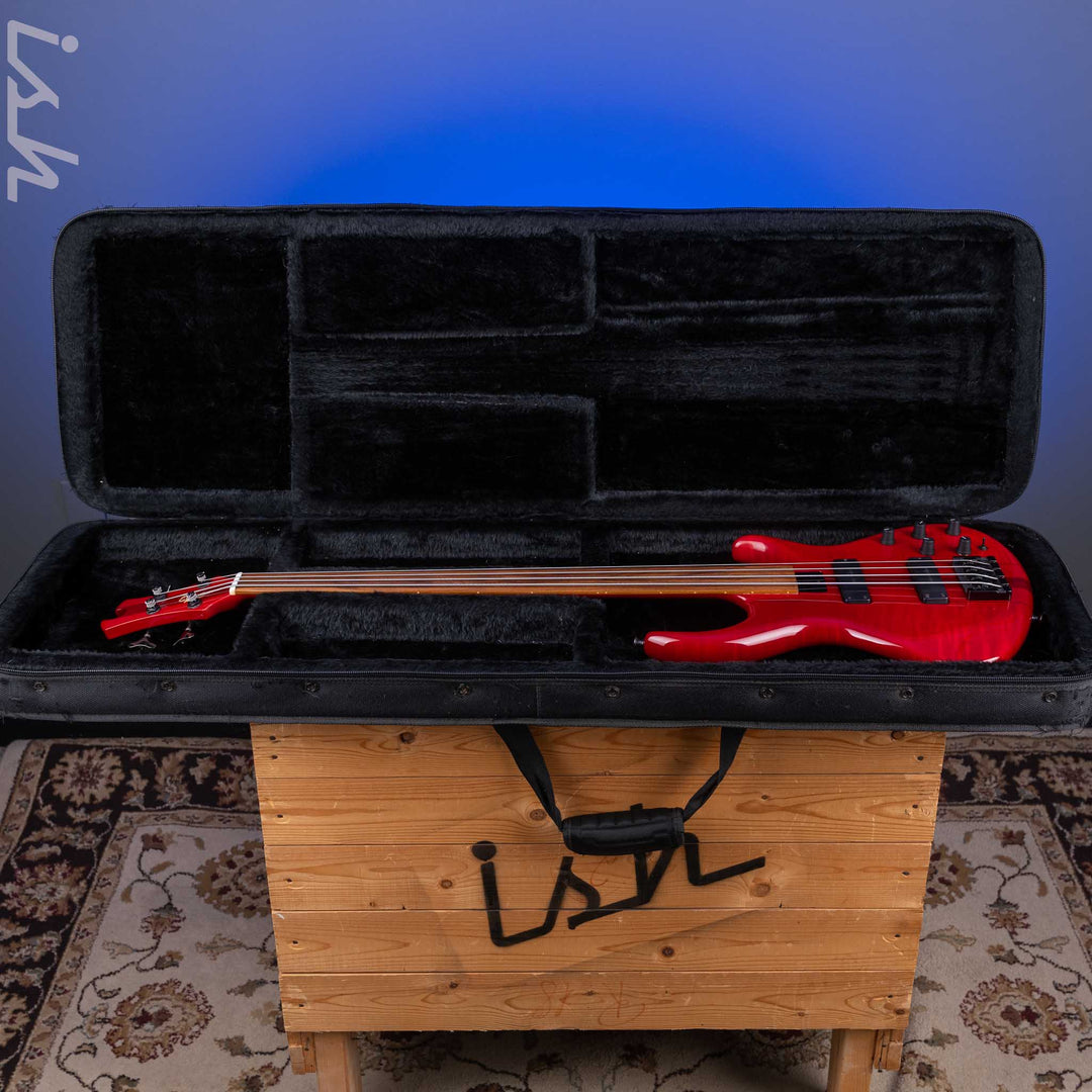 1996 Tobias Basic 4 Fretless Red