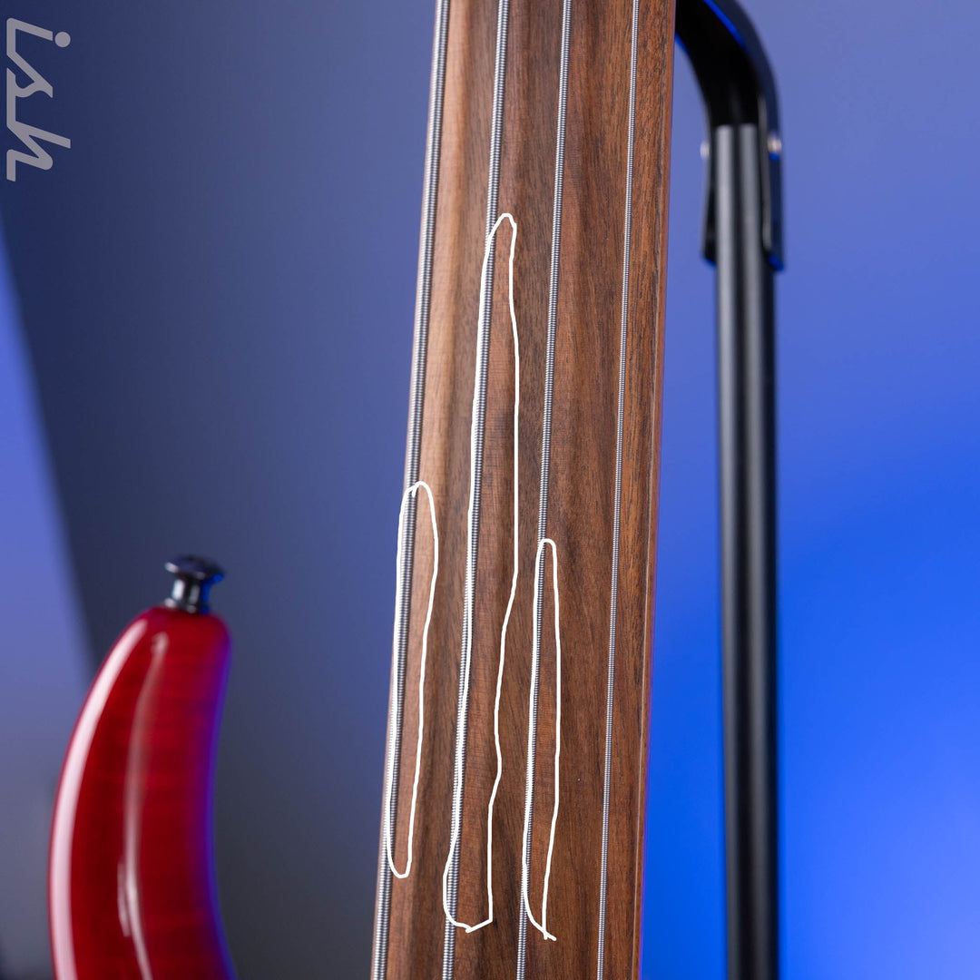 1996 Tobias Basic 4 Fretless Red