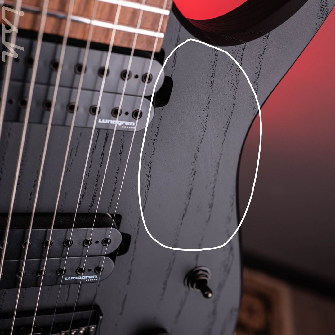 2024 Skervesen Raptor 7-String Black Satin