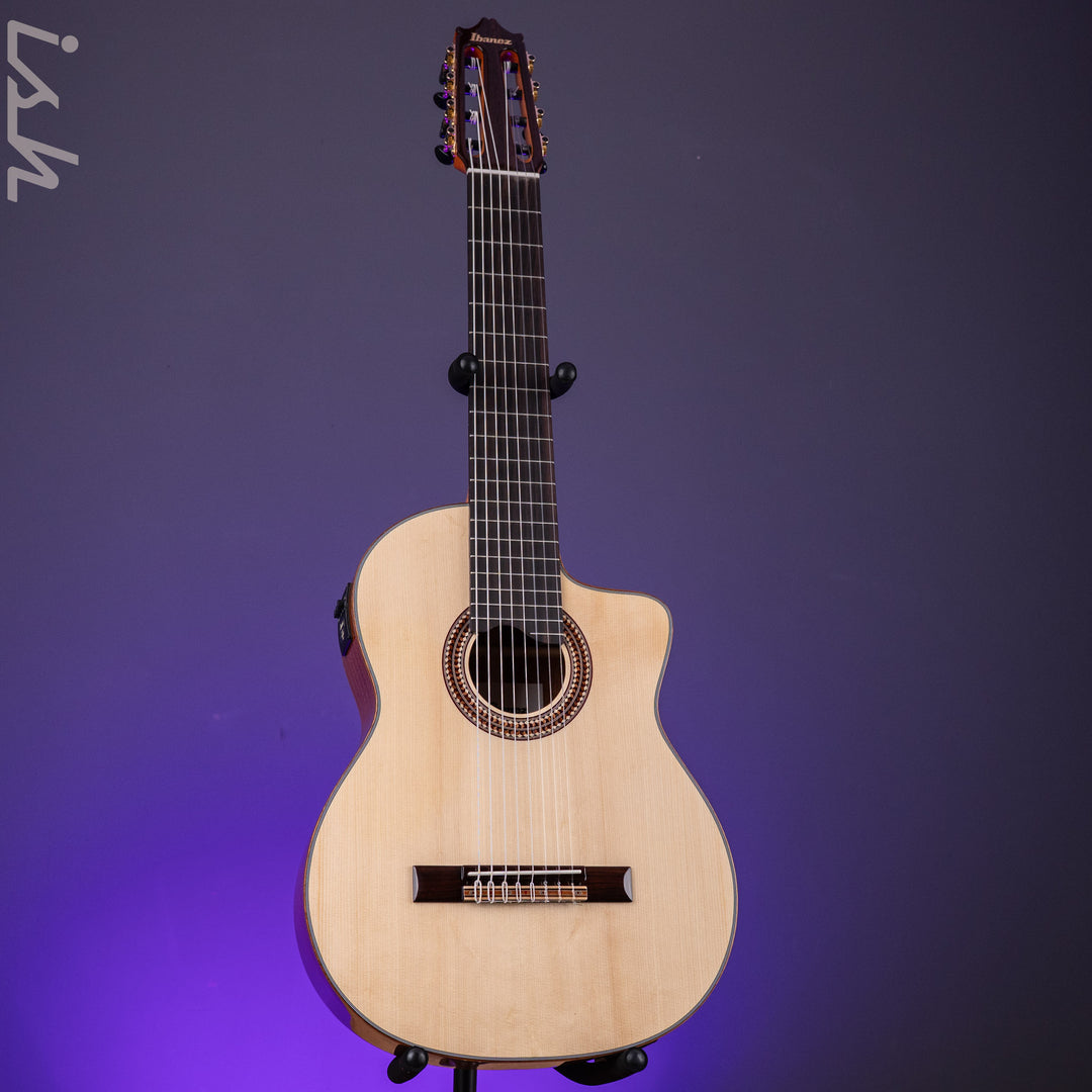 Ibanez GA3008CE Cutaway Classical 8-string Acoustic-Electric Guitar Natural