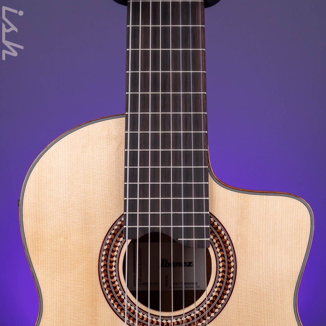 Ibanez GA3008CE Cutaway Classical 8-string Acoustic-Electric Guitar Natural