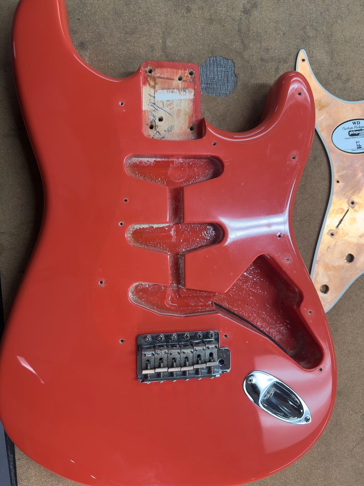 1996 Fender Stratocaster Vintage '62 American Strat Body Fiesta
