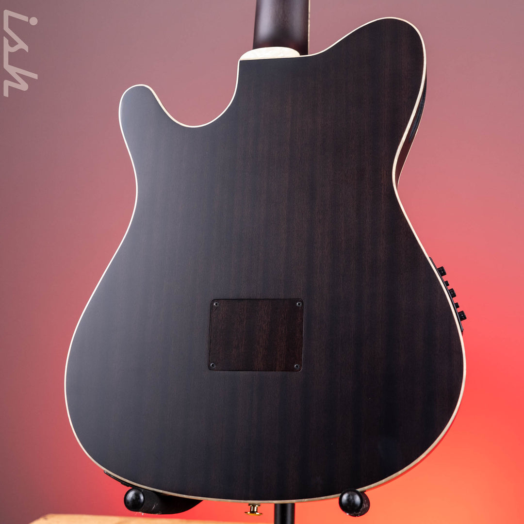 2024 Ibanez TOD10N Tim Henson Signature Nylon Acoustic-Electric Guitar Transparent Black Flat
