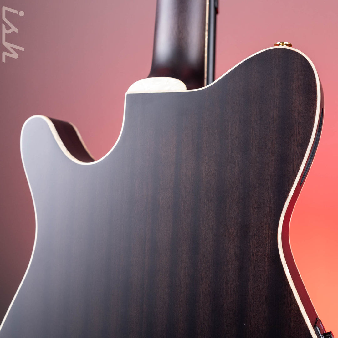 2024 Ibanez TOD10N Tim Henson Signature Nylon Acoustic-Electric Guitar Transparent Black Flat