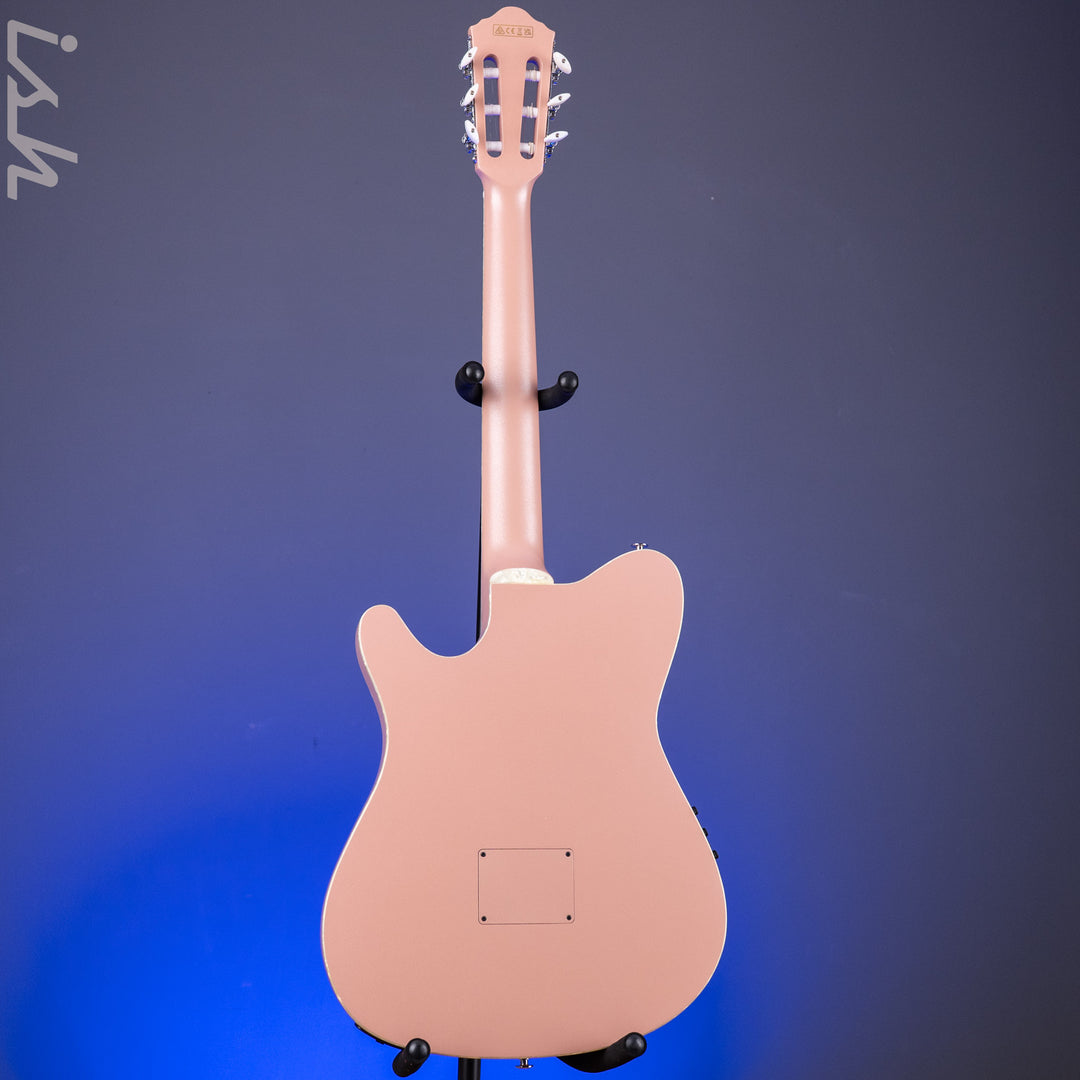Ibanez TOD10N Tim Henson Signature Nylon Acoustic-Electric Guitar Pearl Pink Flat Demo