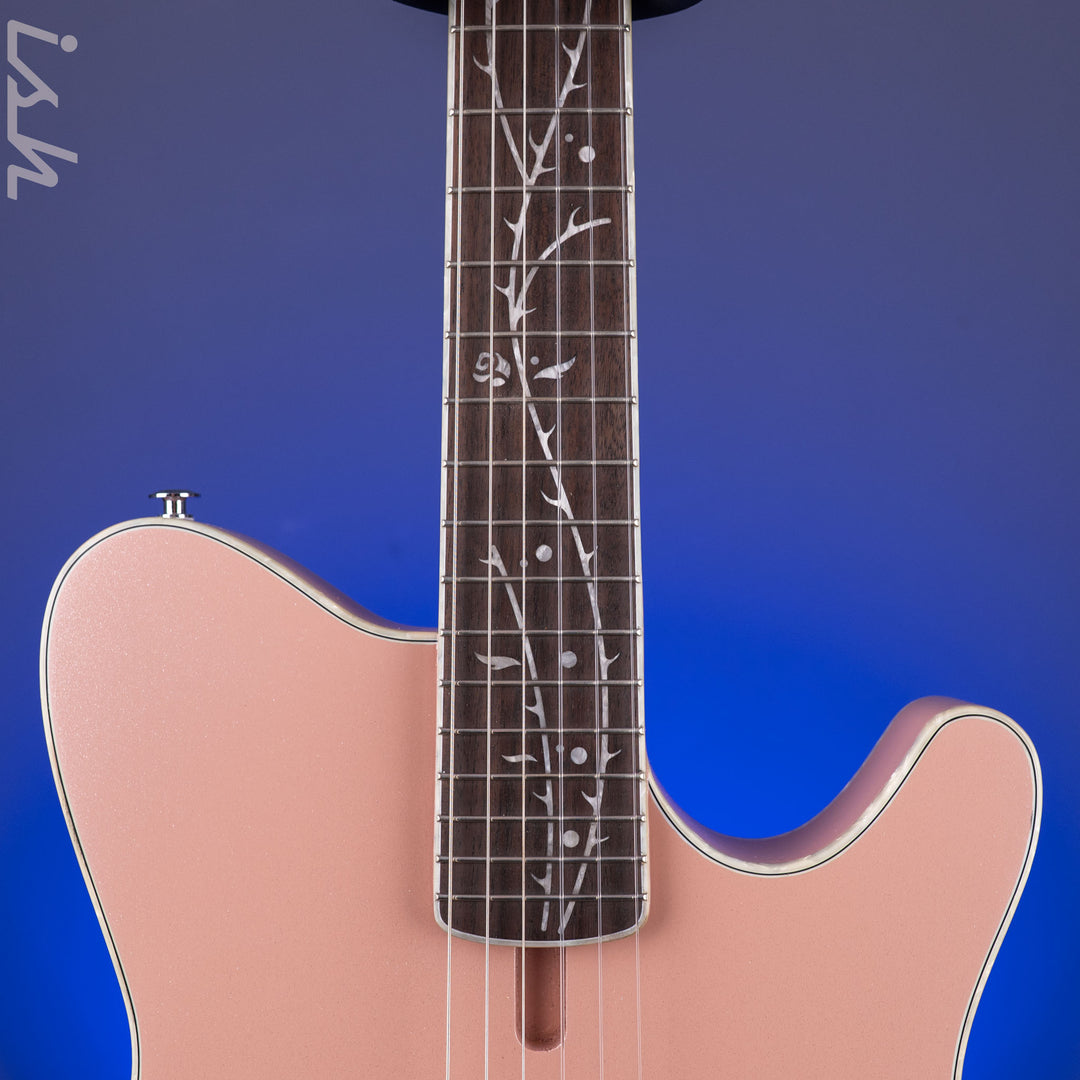 Ibanez TOD10N Tim Henson Signature Nylon Acoustic-Electric Guitar Pearl Pink Flat Demo