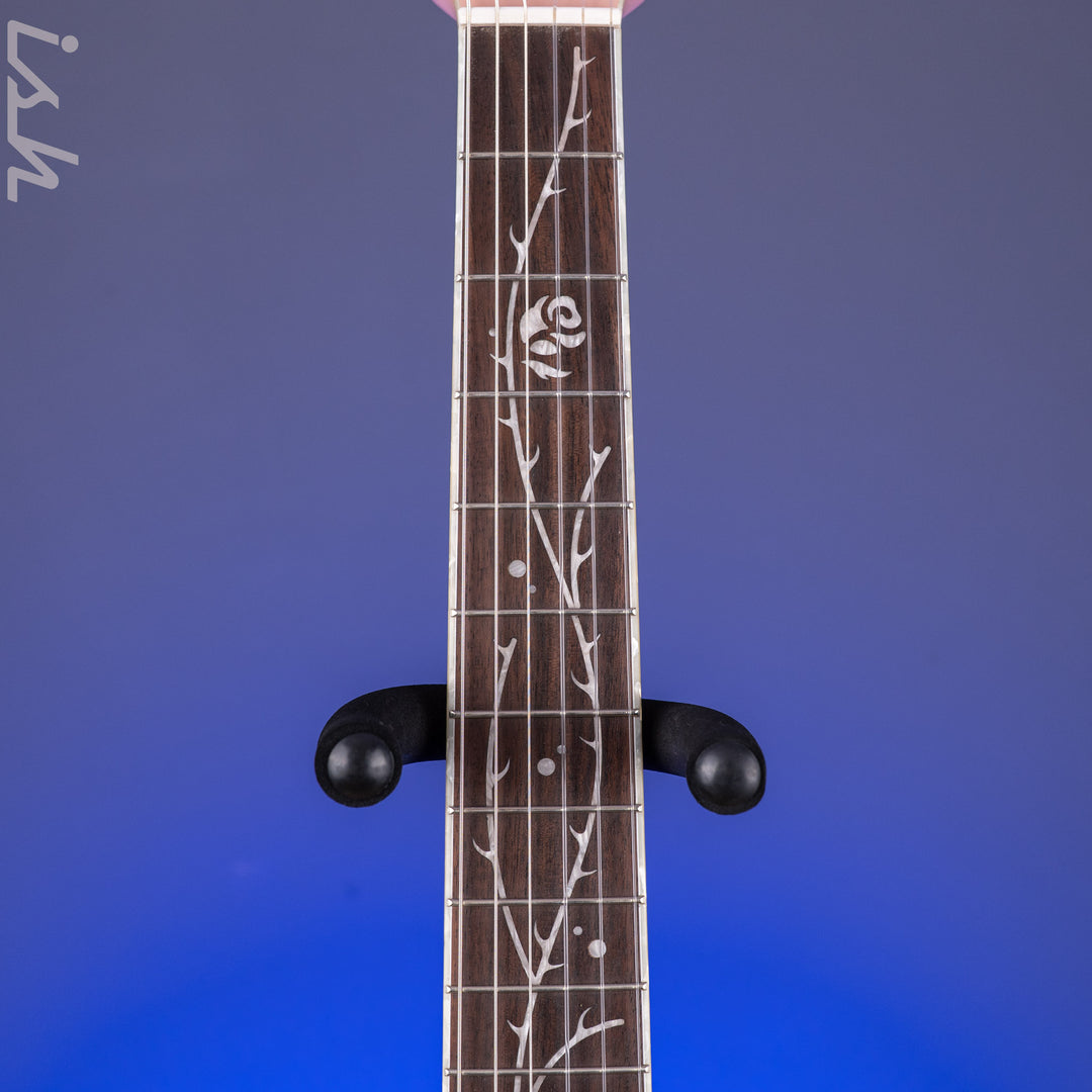 Ibanez TOD10N Tim Henson Signature Nylon Acoustic-Electric Guitar Pearl Pink Flat Demo