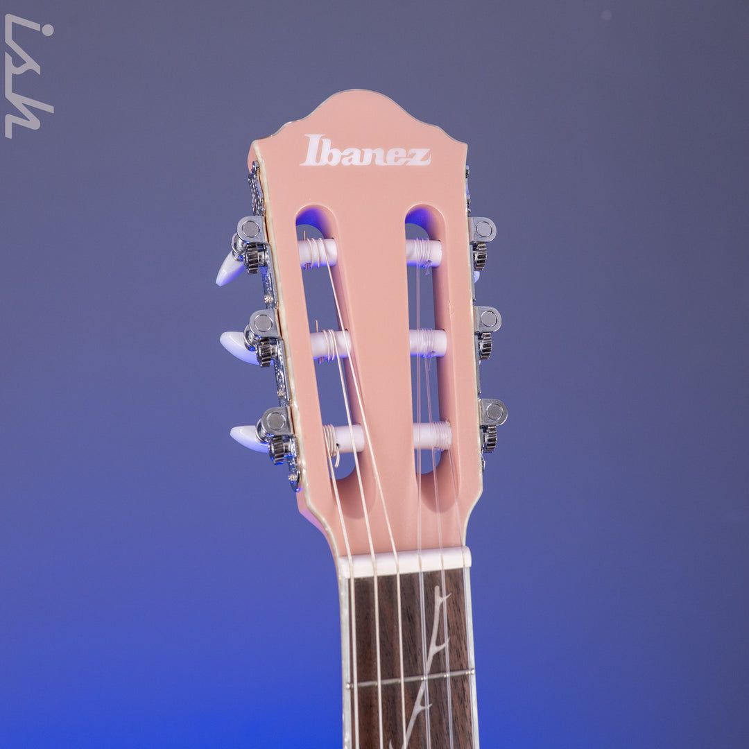 Ibanez TOD10N Tim Henson Signature Nylon Acoustic-Electric Guitar Pearl Pink Flat Demo