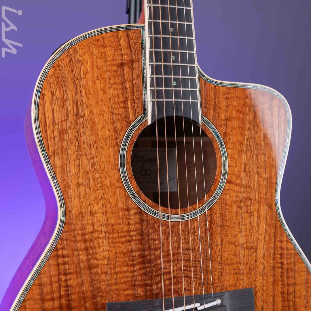 2022 Takamine “The 60th” Limited Edition Acoustic-Electric Guitar Natural - Real DIAMOND Inlay