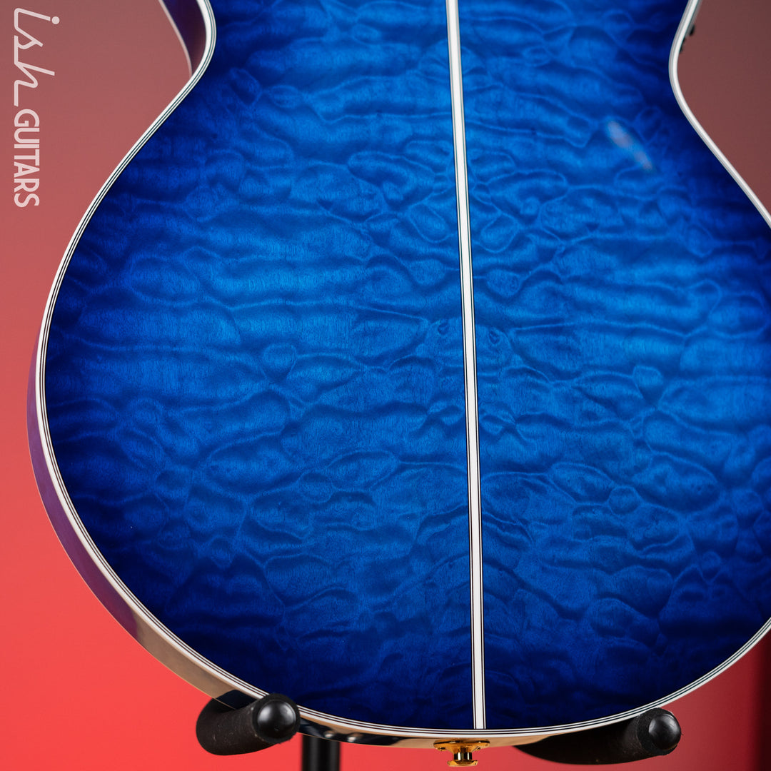 Takamine TSP100 Acoustic-Electric Guitar Gloss Deep Blue Sunburst