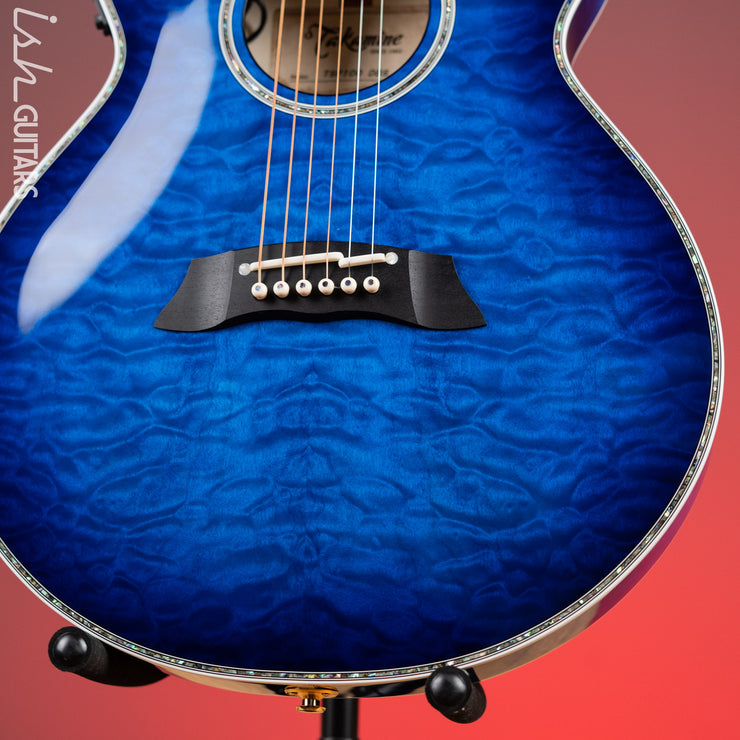 Takamine TSP100 Acoustic-Electric Guitar Gloss Deep Blue Sunburst