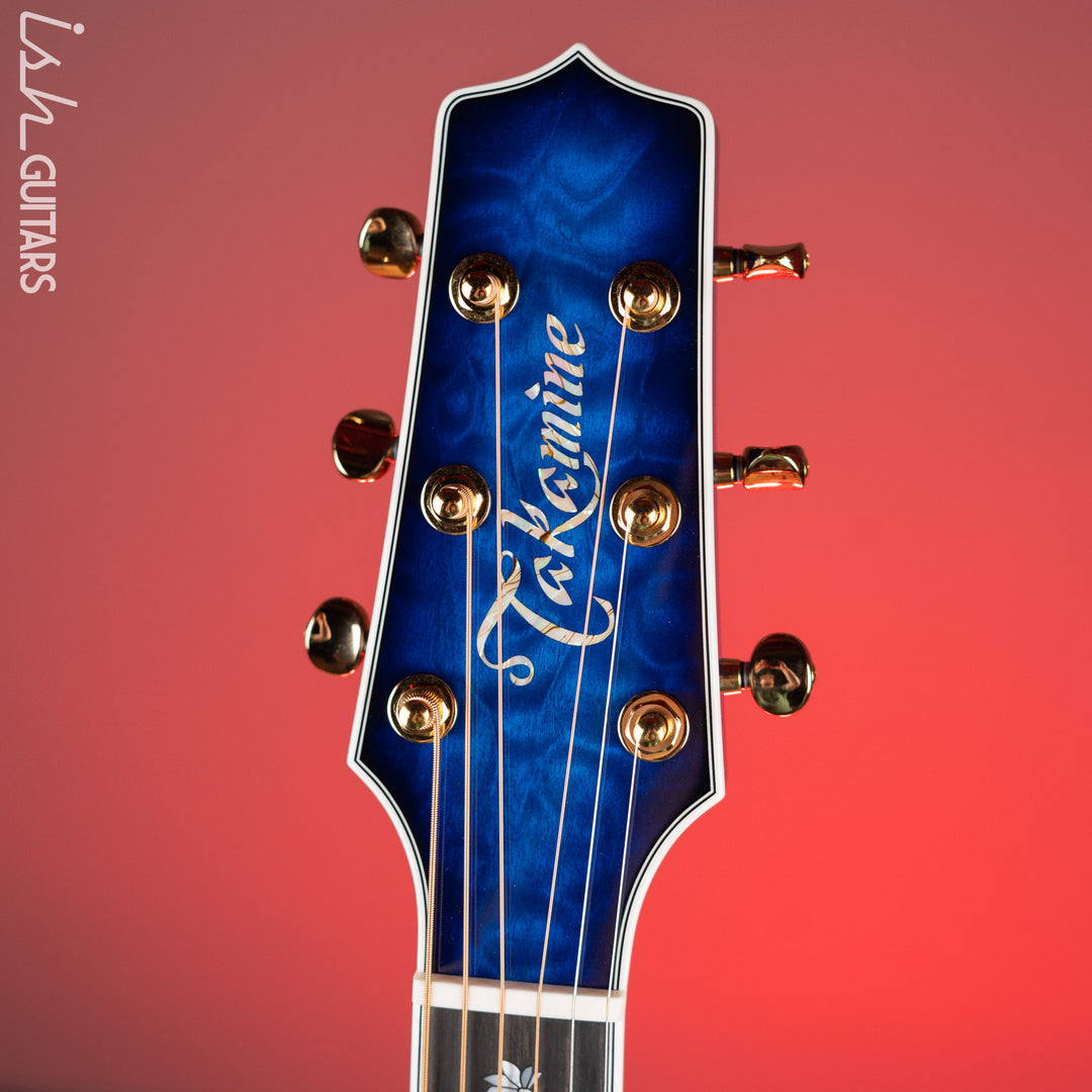Takamine TSP100 Acoustic-Electric Guitar Gloss Deep Blue Sunburst