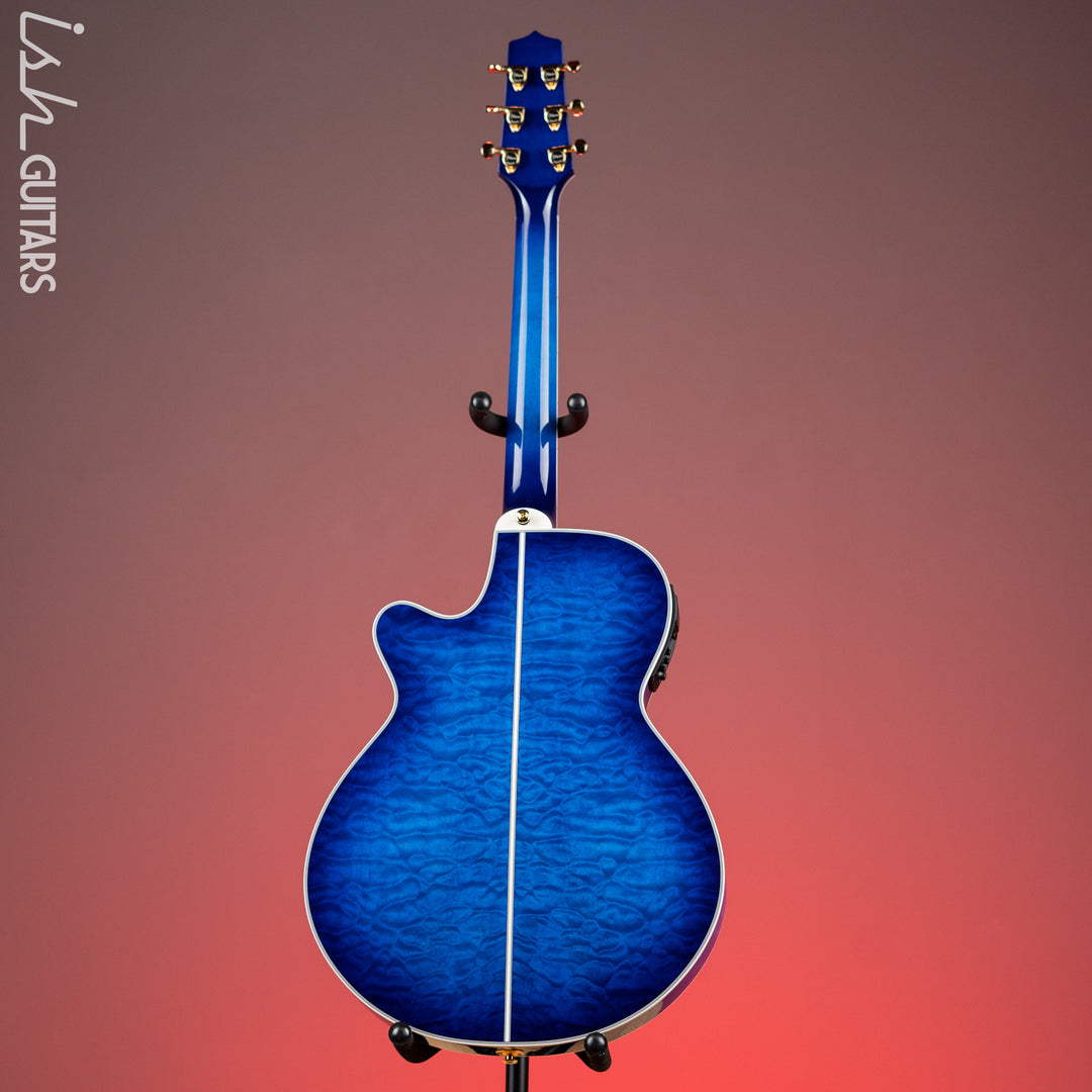 Takamine TSP100 Acoustic-Electric Guitar Gloss Deep Blue Sunburst
