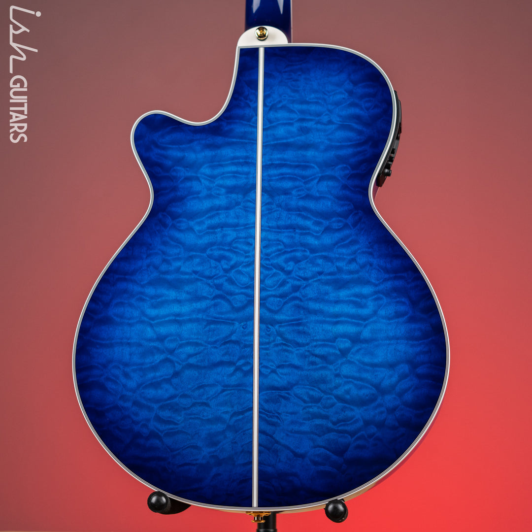 Takamine TSP100 Acoustic-Electric Guitar Gloss Deep Blue Sunburst