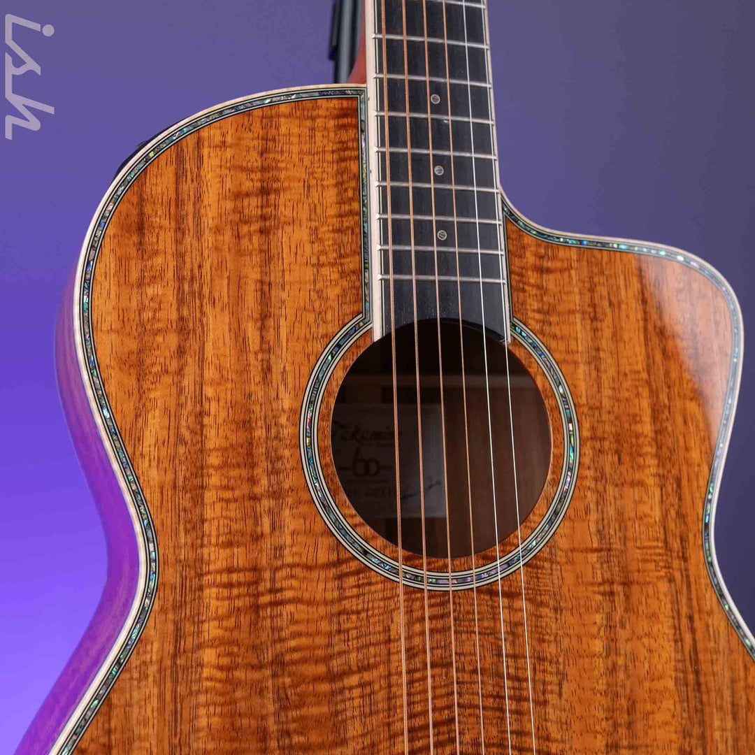 2022 Takamine “The 60th” Limited Edition Acoustic-Electric Guitar Natural - Real DIAMOND Inlay