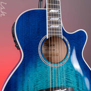 Takamine TSP178AC SBB Thinline Acoustic-Electric Guitar Gloss Blue Burst