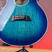 Takamine TSP178AC SBB Thinline Acoustic-Electric Guitar Gloss Blue Burst