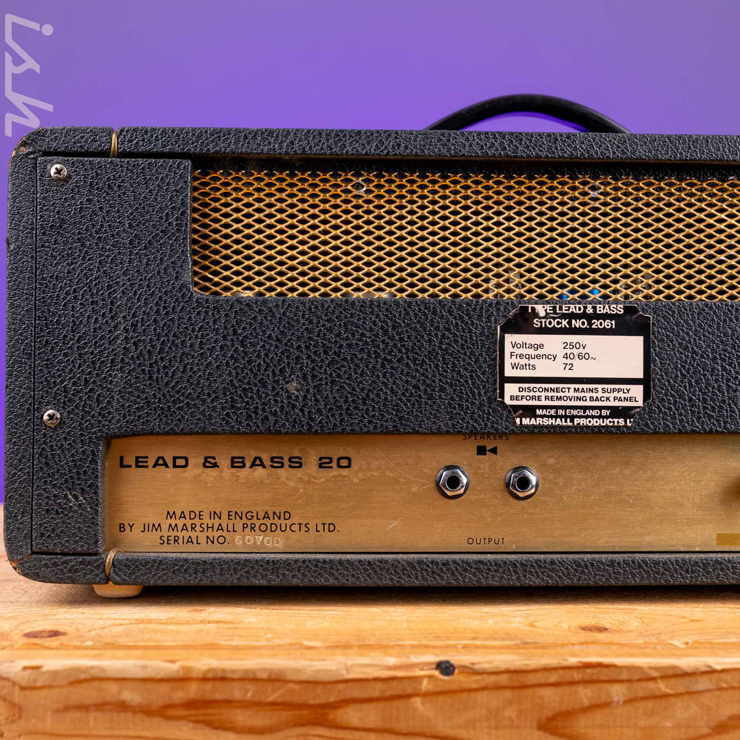 1972 Marshall JMP Lead &amp; Bass 20