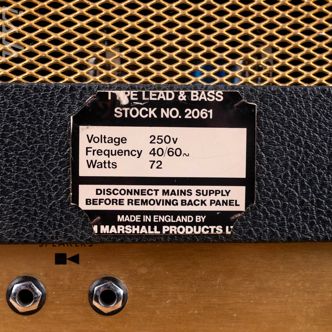1972 Marshall JMP Lead &amp; Bass 20