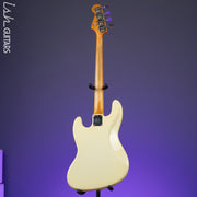 1961 Fender Jazz Bass Refin Stacked Knobs Olympic White