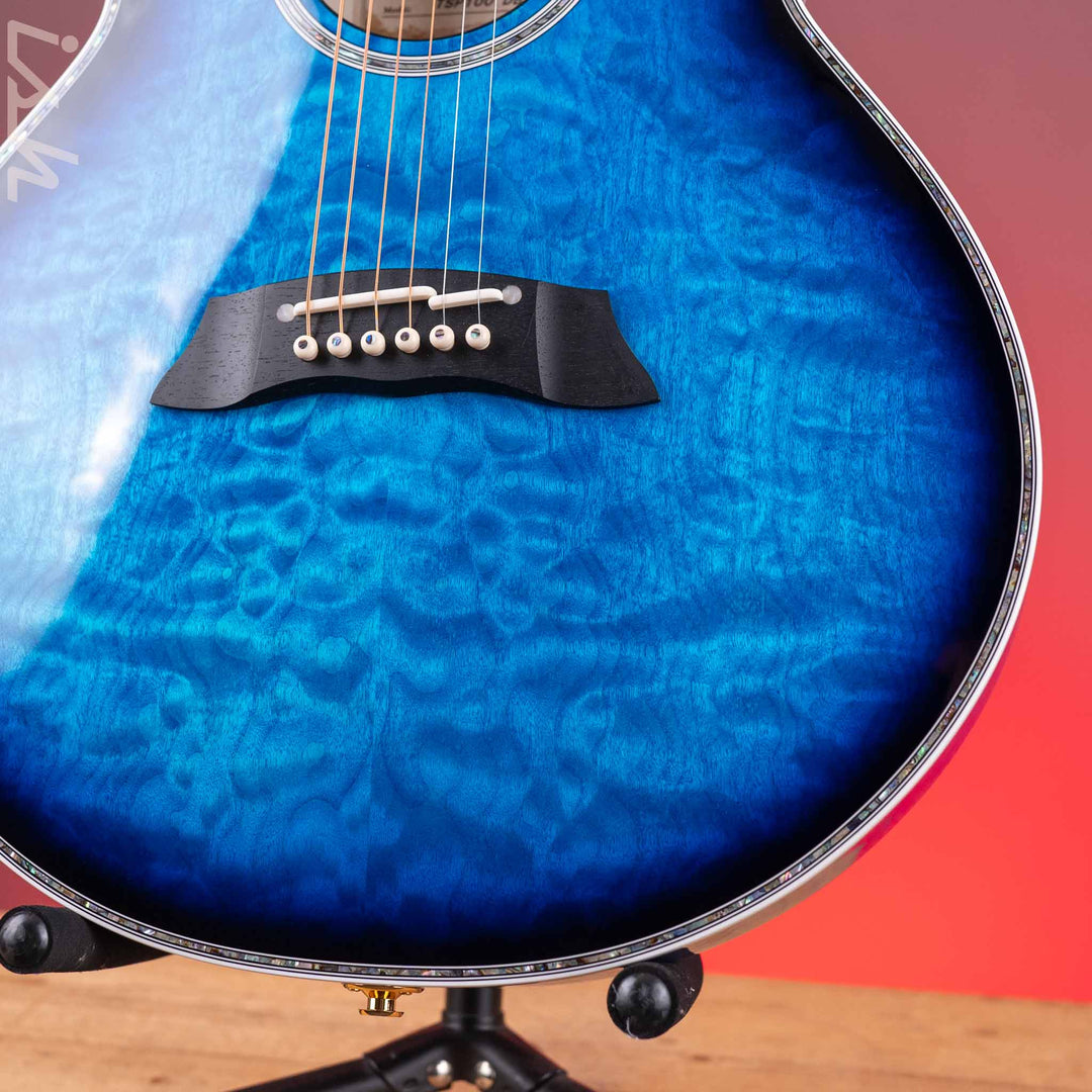 Takamine TSP100 Acoustic-Electric Guitar Dark Blue Sunburst