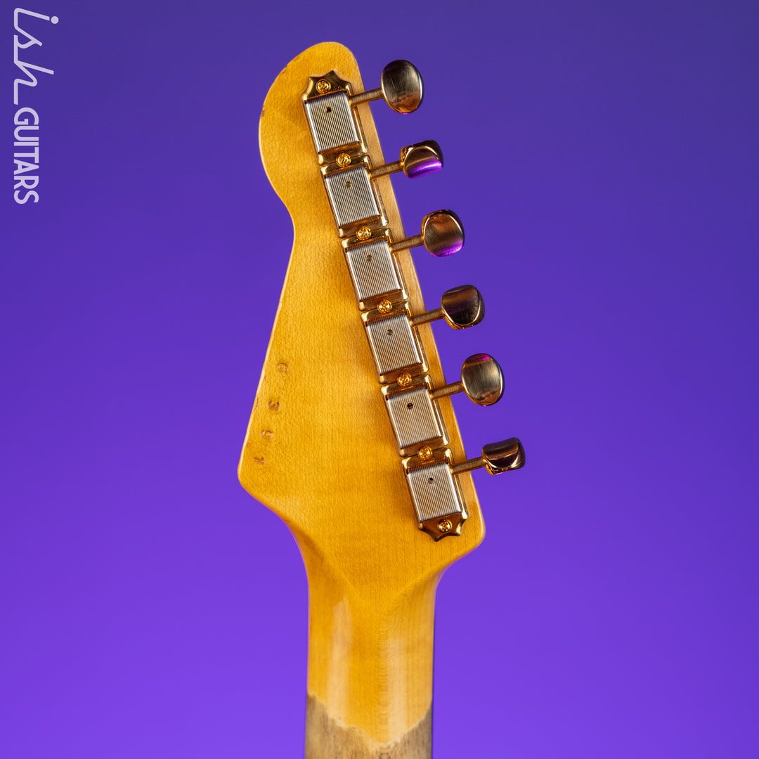 LSL Saticoy SRV Tribute SSS Three-Tone Sunburst Extreme Aging