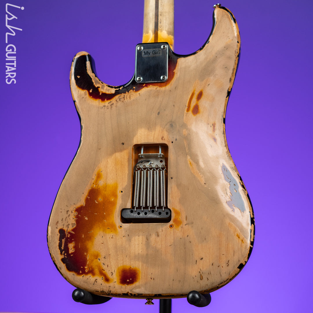 LSL Saticoy SRV Tribute SSS Three-Tone Sunburst Extreme Aging