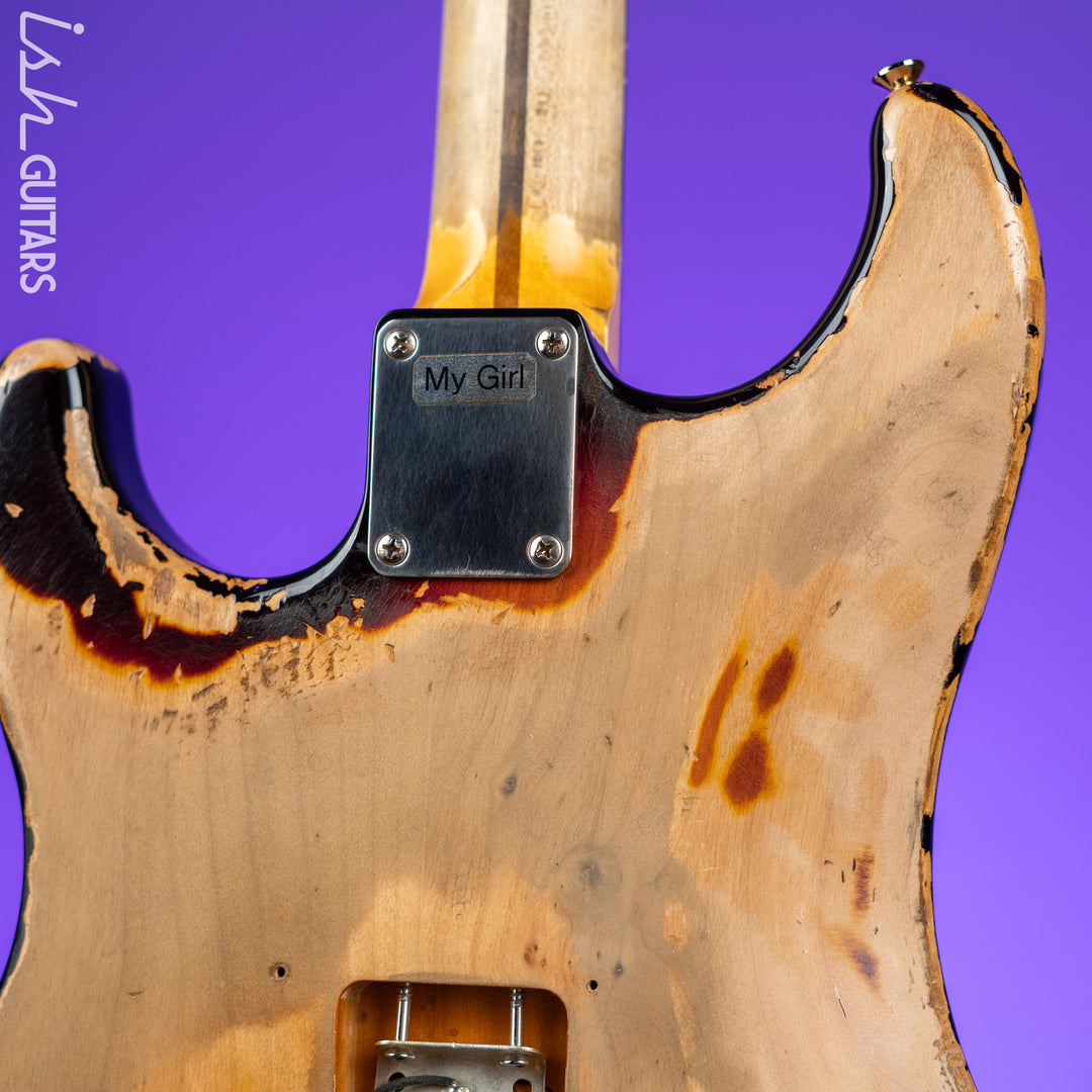 LSL Saticoy SRV Tribute SSS Three-Tone Sunburst Extreme Aging