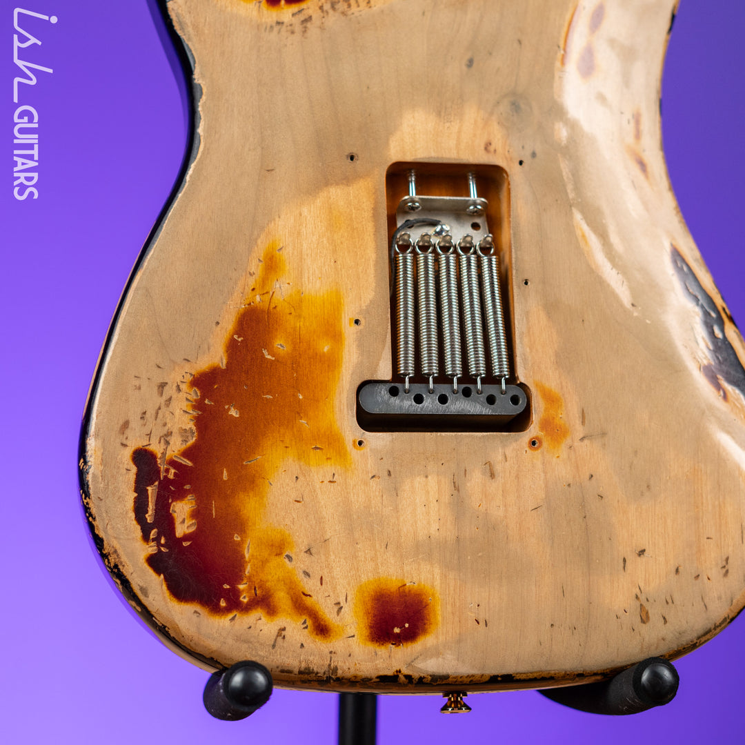 LSL Saticoy SRV Tribute SSS Three-Tone Sunburst Extreme Aging