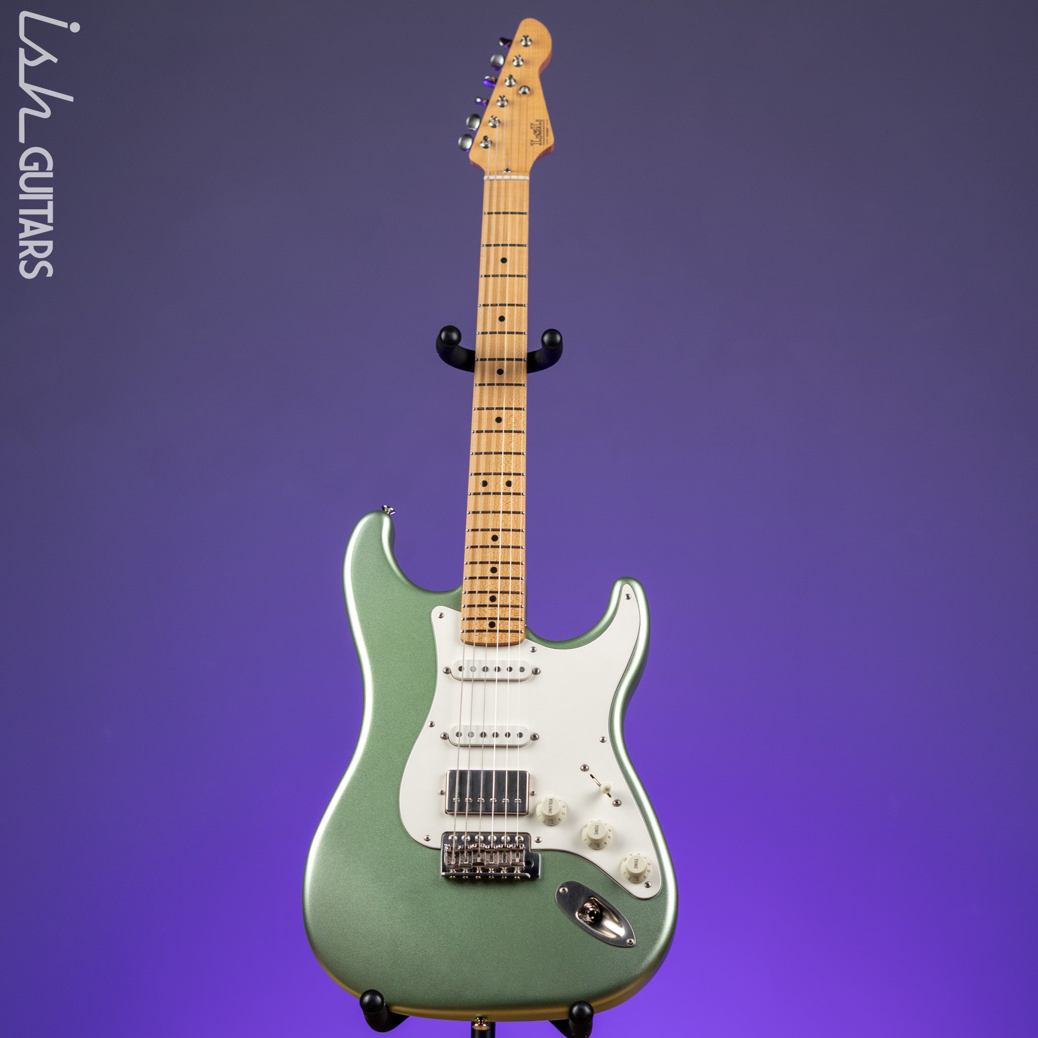 LSL Saticoy One B HSS Celery Mist Green Metallic – Ish Guitars