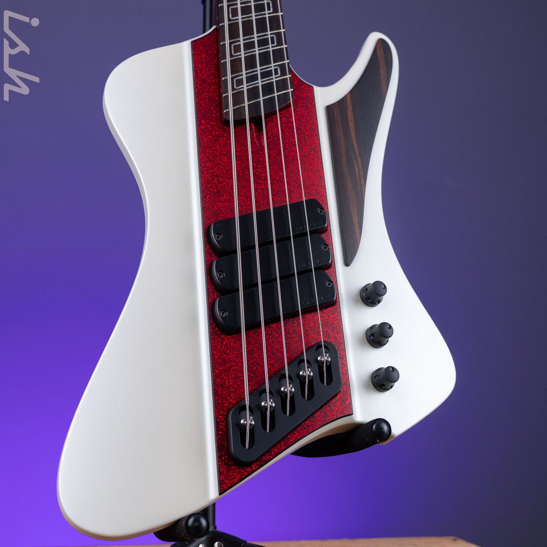 2022 Dingwall D-Roc Custom NAMM Ducati White