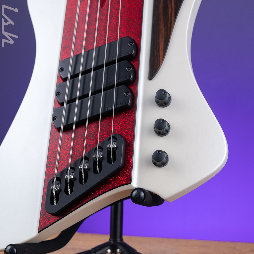2022 Dingwall D-Roc Custom NAMM Ducati White