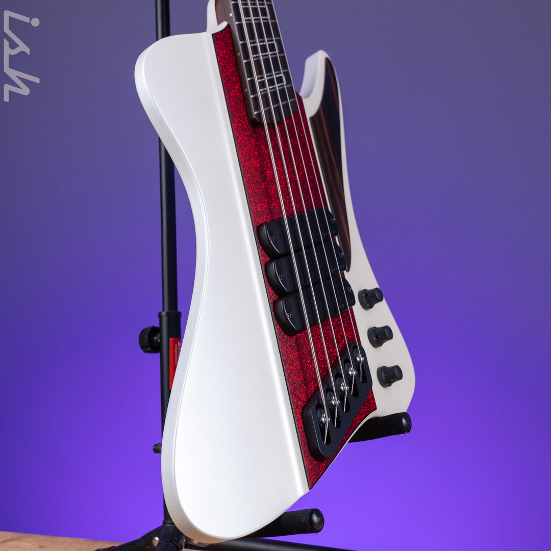 2022 Dingwall D-Roc Custom NAMM Ducati White