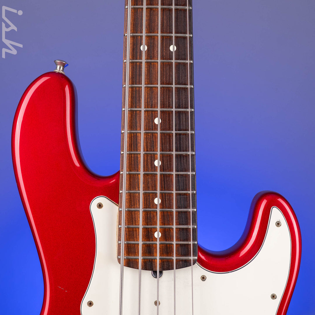 1997 Fender Roscoe Beck V Bass Candy Apple Red