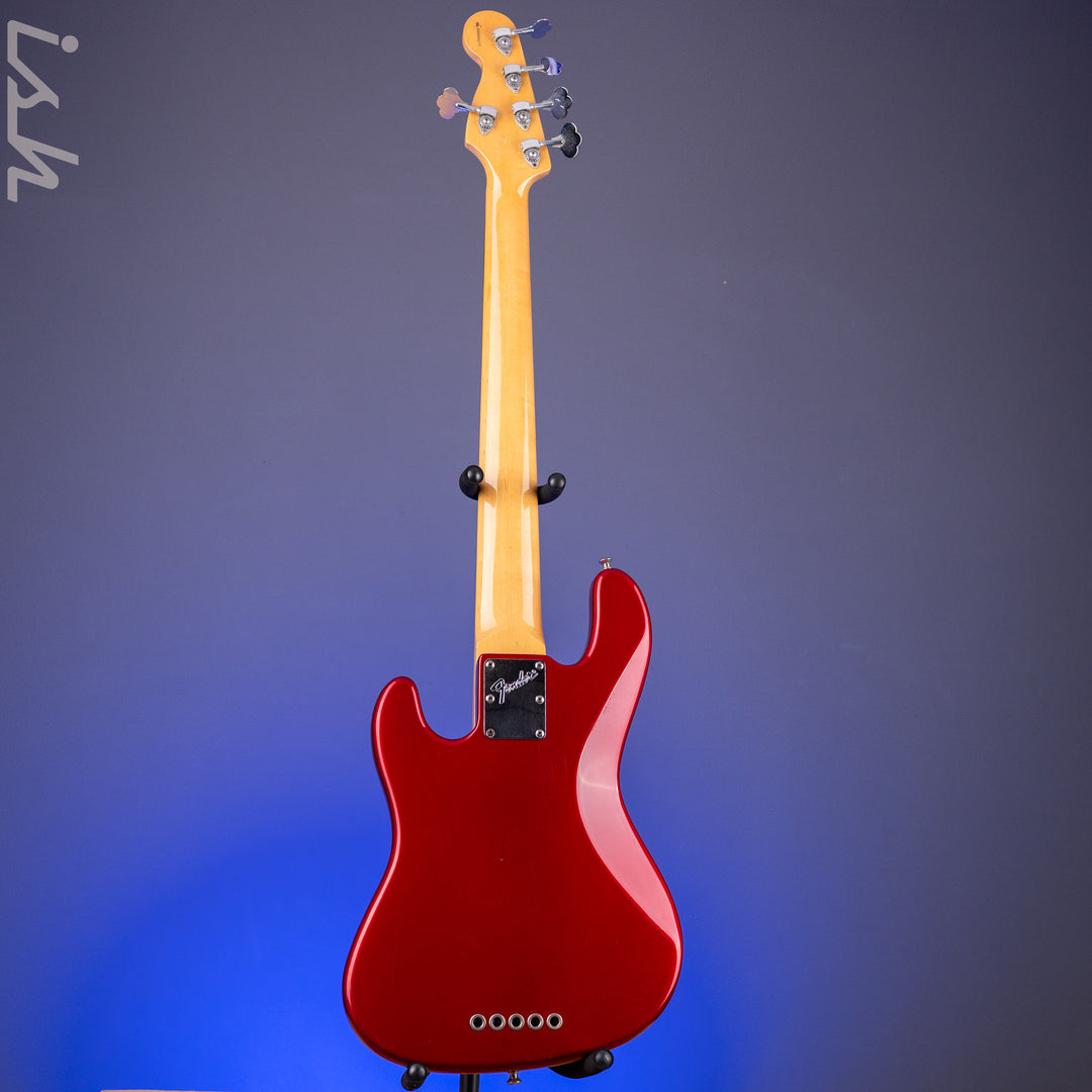 1997 Fender Roscoe Beck V Bass Candy Apple Red