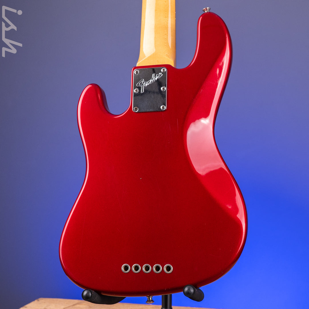 1997 Fender Roscoe Beck V Bass Candy Apple Red